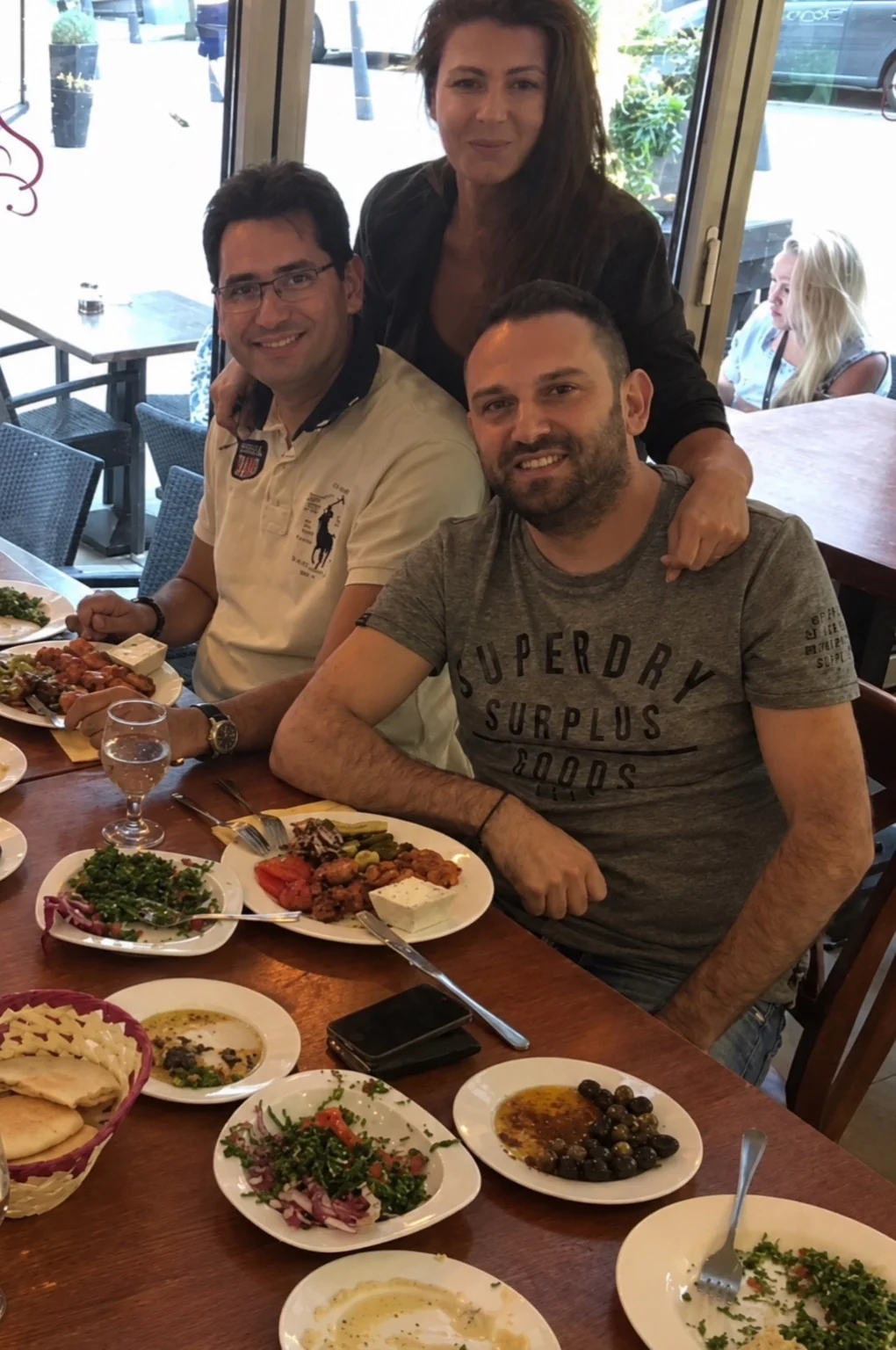 Silvia Batkova with Goran Yordanov and Tarek Kouatly in 2018