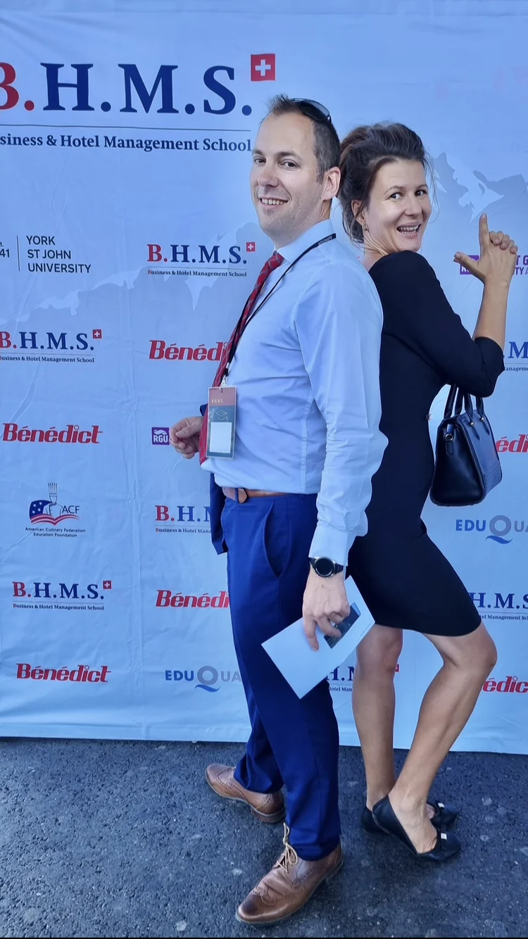 Silvia Batkova and Martin Wyler at BHMS